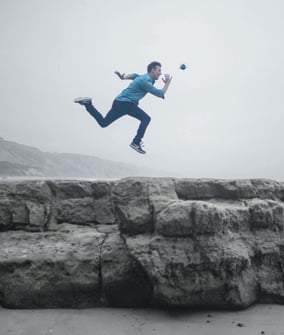 man jumping